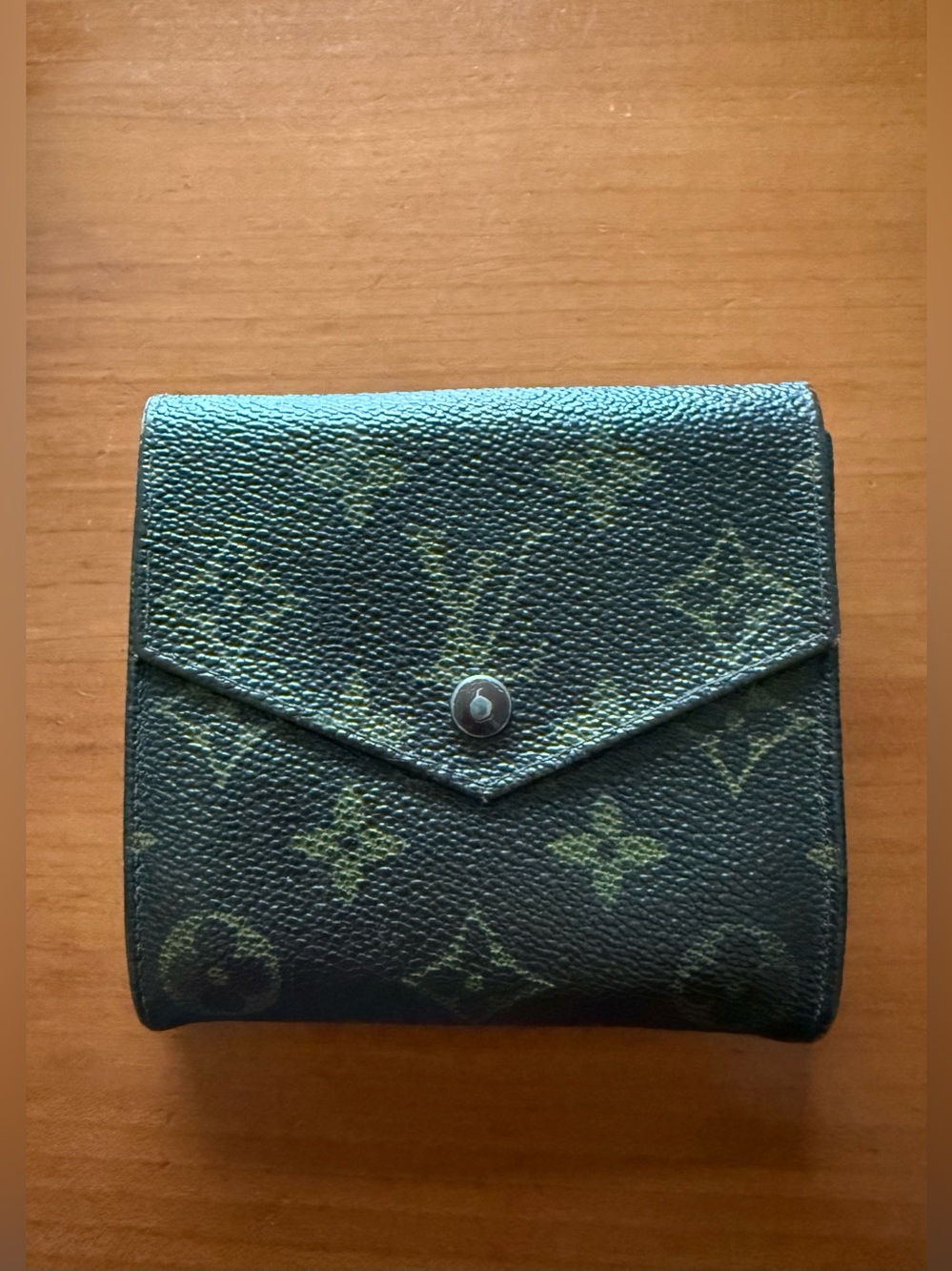 ✨Vintage Louis LV Monogram Trifold Compact Envelope Wallet